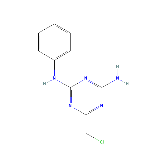 6-(CHLOROMETHYL)-N-PHENYL-1,3,5-TRIAZINE-2,4-DIAMINE (CAS: 30355-60-3) - Related Chemical Product