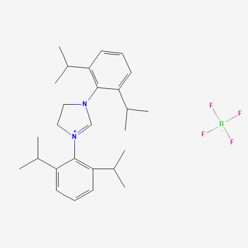 1,3-BIS(2,6-DI-I-PROPYLPHENYL)-4,5-DIHYDROIMIDAZOLIUM TETRAFLUOROBORATE (CAS: 282109-83-5) - Related Chemical Product