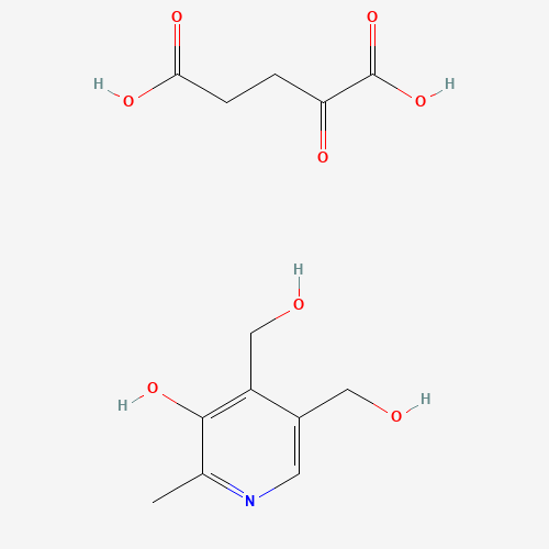 2-oxoglutaric acid,compound with 5-hydroxy-6-methylpyridine-3,4-dimethanol (1:1) (CAS: 27280-85-9) - Related Chemical Product