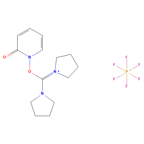 N,N,N',N'-BIS(TETRAMETHYLENE)-O-(1,2-DIHYDRO-2-OXO-1-PYRIDYL)URONIUM HEXAFLUOROPHOSPHATE (CAS: 177966-55-1) - Related Chemical Product