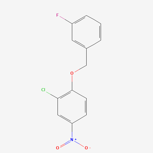 3-Chloro-4-(3-fluorobenzyloxy)nitrobenzene (CAS: 443882-99-3) - Related Chemical Product
