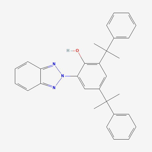 2-(2H-Benzotriazol-2-yl)-4,6-bis(1-methyl-1-phenylethyl)phenol (CAS: 70321-86-7) - Related Chemical Product