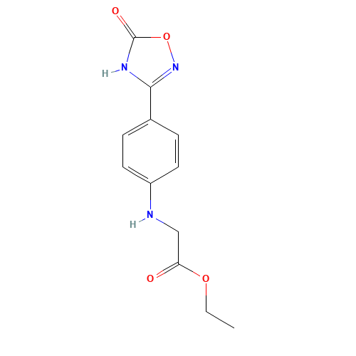 ethyl 2-(4-(5-oxo-4,5-dihydro-1,2,4-oxadiazol-3-yl)phenylamino)acetate (CAS: 872728-83-1) - Related Chemical Product