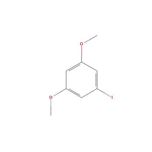 1,3-DIMETHOXY-5-IODOBENZENE (CAS: 25245-27-6) - Chemical Structure and Molecular Formula 