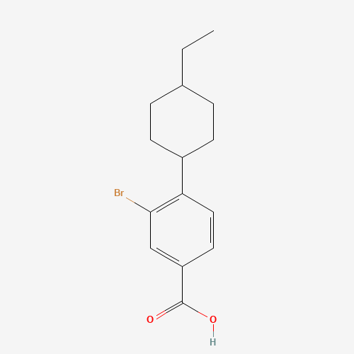3-bromo-4-(4-ethylcyclohexyl)benzoic acid (CAS: 1131622-57-5) - Related Chemical Product