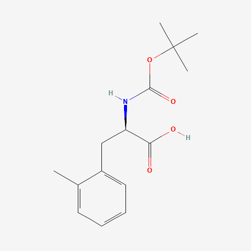 BOC-D-2-Methylphe (CAS: 80102-29-0) - Chemical Structure and Molecular Formula 