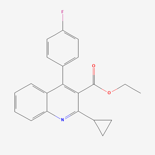 Ethyl 2-cyclopropyl-4-(4-fluorophenyl)-quinolyl-3-carboxylate (CAS: 148516-11-4) - Related Chemical Product