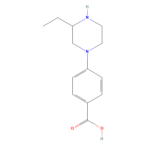 1-(4-carboxyphenyl)-3-ethyl-piperazine (CAS: 1131622-36-0) - Related Chemical Product