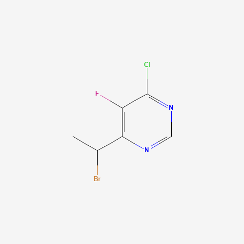 6-(1-Bromoethyl)-4-chloro-5-fluoropyrimidine (CAS: 188416-28-6) - Related Chemical Product