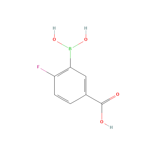 5-Carboxy-2-fluorophenylboronic acid (CAS: 874219-59-7) - Related Chemical Product