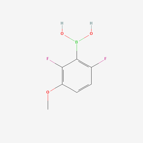 2,6-Difluoro-3-methoxybenzeneboronic acid (CAS: 870779-02-5) - Chemical Structure and Molecular Formula 