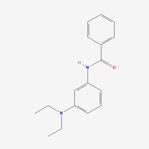3-(N,N-Diethyl)aminobenzanilide (CAS: 39240-08-9) - Chemical Structure and Molecular Formula 