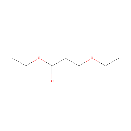 Ethyl 3-ethoxypropionate (CAS: 763-69-9) - Chemical Structure and Molecular Formula 
