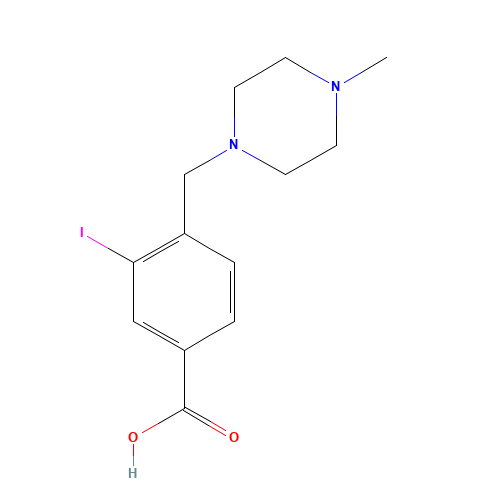 3-iodo-4-((4-methylpiperazin-1-yl)methyl)benzoic acid (CAS: 1131614-85-1) - Related Chemical Product