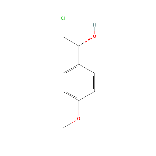 (R)-2-Chloro-1-(4-methoxyphenyl)ethanol (CAS: 186345-05-1) - Related Chemical Product
