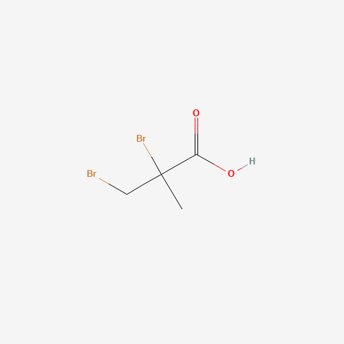 2,3-Dibromo-2-methylpropionic acid (CAS: 33673-74-4) - Chemical Structure and Molecular Formula 