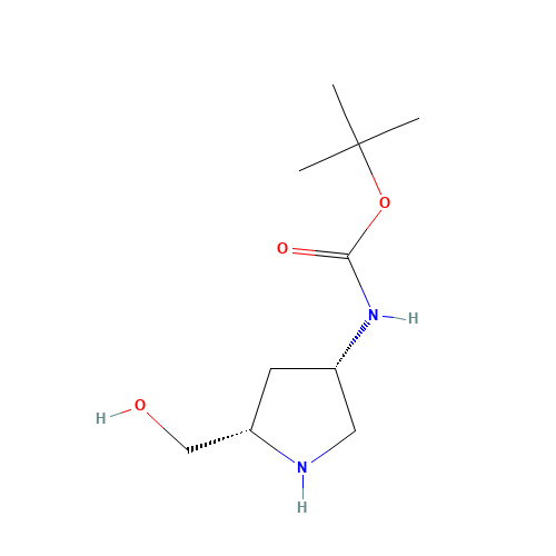 Carbamic acid,[(3S,5S)-5-(hydroxymethyl)-3-pyrrolidinyl]-,1,1-dimethylethyl (CAS: 663948-85-4) - Related Chemical Product