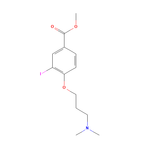 methyl 4-(3-(dimethylamino)propoxy)-3-iodobenzoate (CAS: 1131614-90-8) - Related Chemical Product