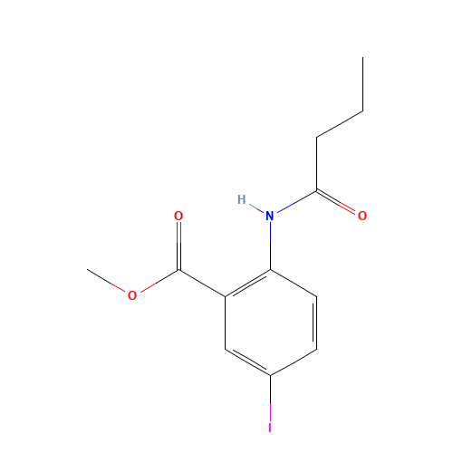 methyl 2-butyramido-5-iodobenzoate (CAS: 1131587-16-0) - Related Chemical Product