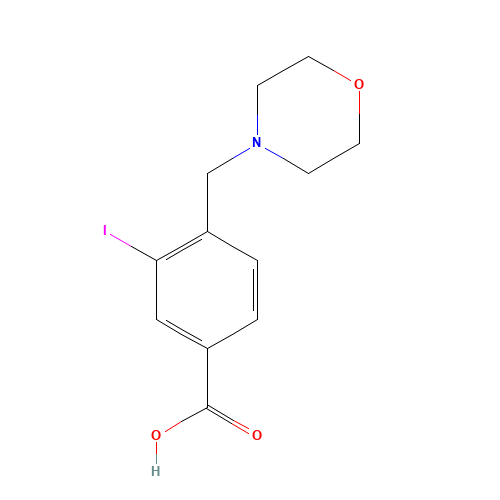 3-iodo-4-(morpholinomethyl)benzoic acid (CAS: 1131614-72-6) - Related Chemical Product