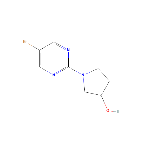 1-(5-BROMOPYRIMIDIN-2-YL)-3-PYRROLIDINOL (CAS: 914347-70-9) - Related Chemical Product