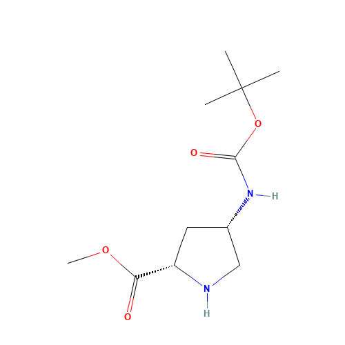 (2S,4S)-4-BOC-AMINO PYRROLIDINE-2-CARBOXYLIC ACID METHYLESTER-HCL (CAS: 168263-82-9) - Related Chemical Product