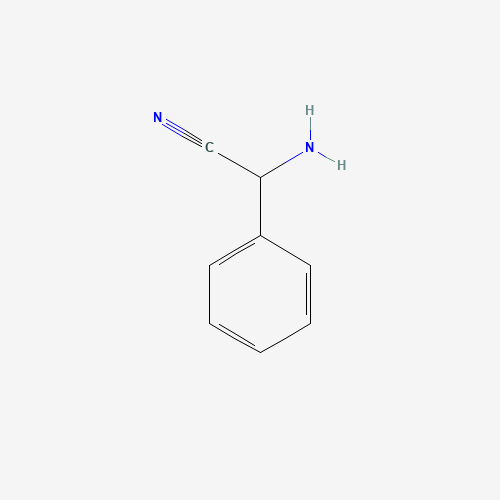 2-amino-2-phenylacetonitrile (CAS: 16750-42-8) - Chemical Structure and Molecular Formula 
