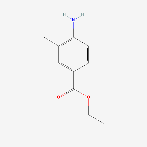 Ethyl 4-amino-3-methylbenzoate (CAS: 40800-65-5) - Chemical Structure and Molecular Formula 