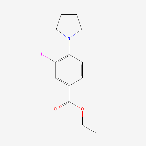 ethyl 3-iodo-4-(pyrrolidin-1-yl)benzoate (CAS: 1131614-57-7) - Related Chemical Product