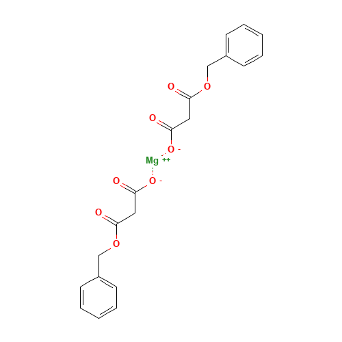 Magnesium monobenzyl malonate (CAS: 84133-21-1) - Chemical Structure and Molecular Formula 