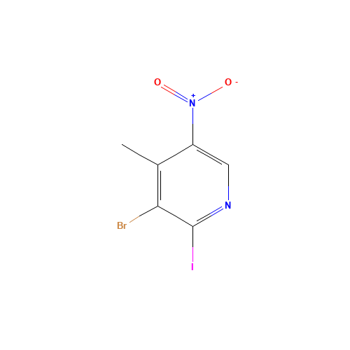 3-bromo-2-iodo-4-methyl-5-nitropyridine (CAS: 1150618-06-6) - Related Chemical Product