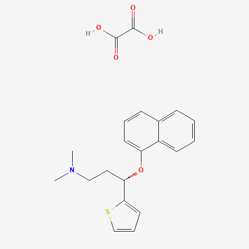 S-(+)-N,N-Dimethyl-3-(1-naphthoxy)-3-(2-thienyl)-1-propylamine oxalate (CAS: 132335-47-8) - Related Chemical Product