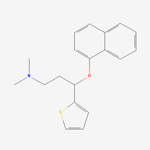 (S)-(+)-N,N-Dimethyl-3-(1-naphthalenyloxy)-3-(2-thienyl)propanamine (CAS: 132335-46-7) - Related Chemical Product