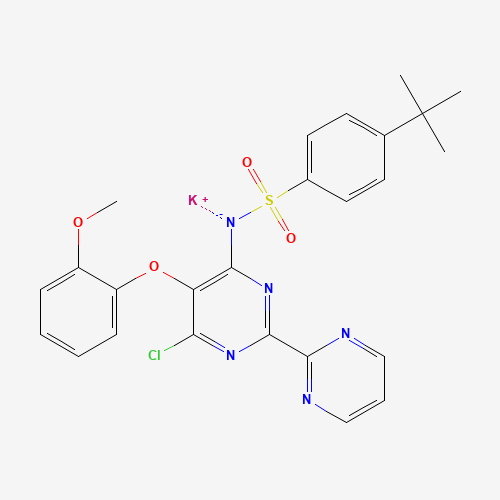 N-[6-Chloro-5-(2-methoxyphenoxy)[2,2'-bipyrimidin]-4-yl]-4-(1,1-dimethylethyl)benzenesulfonamide potassium salt (CAS: 301646-59-3) - Related Chemical Product