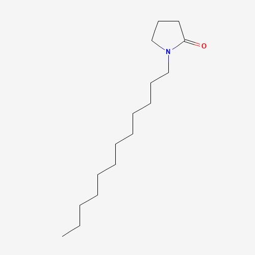 1-Lauryl-2-pyrrolidone (CAS: 2687-96-9) - Chemical Structure and Molecular Formula 