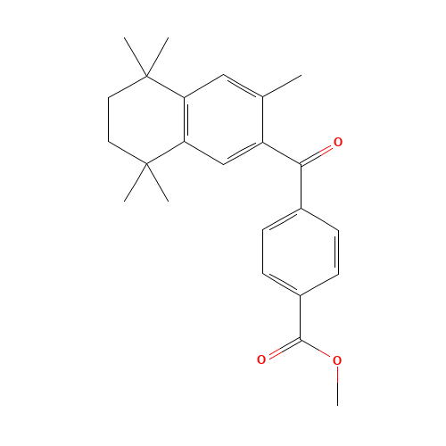 Methyl 4-[(5,6,7,8-tetrahydro-3,5,5,8,8-pentamethyl-2-naphthalenyl)carbonyl]benzoate (CAS: 153559-45-6) - Related Chemical Product