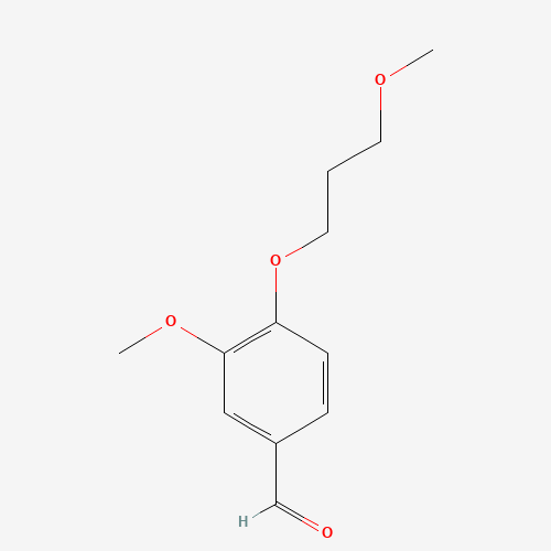 3-methoxy-4-(3-methoxypropoxy)benzaldehyde (CAS: 946670-72-0) - Related Chemical Product
