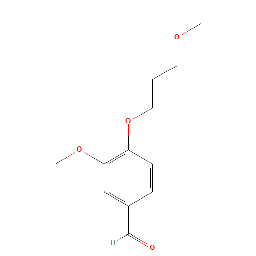 3-methoxy-4-(3-methoxypropoxy)benzaldehyde (CAS: 946670-72-0) - Related Chemical Product