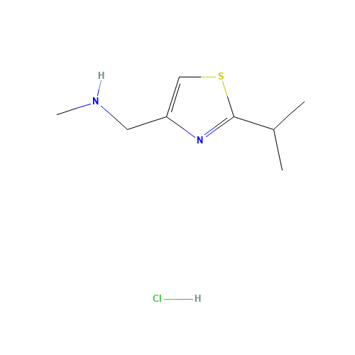 2-Isopropyl-4-[(N-methylamino)methyl]thiazole hydrochloride (CAS: 908591-25-3) - Related Chemical Product