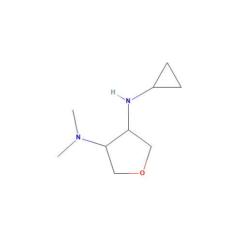 3-(Cyclopropylamino)-4-(N,N-dimethylamino)tetrahydrofuran (CAS: 728008-15-9) - Related Chemical Product
