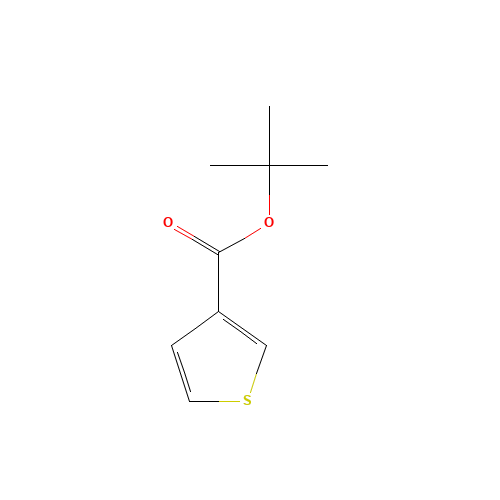 tert-butyl thiophene-3-carboxylate (CAS: 125294-45-3) - Chemical Structure and Molecular Formula 