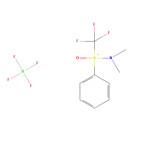 [(Oxido)phenyl(trifluoromethyl)-lambda4-sulfanylidene]dimethylammonium Tetrafluoroborate (CAS: 1046786-08-6) - Related Chemical Product