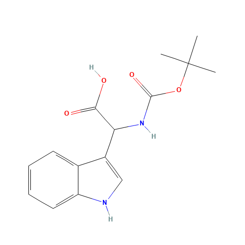 N-BOC-2-(INDOLE-3-YL)-DL-GLYCINE (CAS: 58237-94-8) - Related Chemical Product