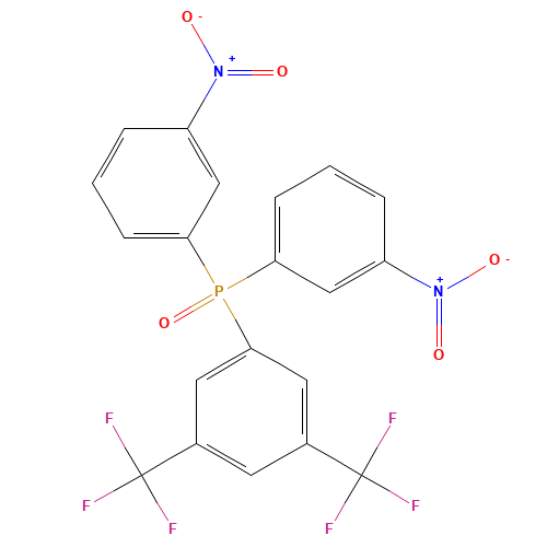 3,5-BIS(TRIFLUOROMETHYL)PHENYL-DI(3-NITROPHENYL)PHOSPHINE OXIDE (CAS: 299176-63-9) - Related Chemical Product