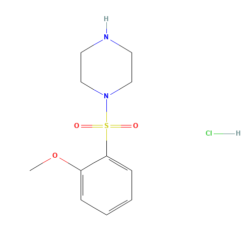 4-(2-METHOXY-BENZENESULFONYL)-PIPERAZINE HYDROCHLORIDE (CAS: 864759-55-7) - Related Chemical Product
