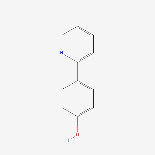 2-(4-Hydroxypenyl)pyridine (CAS: 51035-40-6) - Chemical Structure and Molecular Formula 