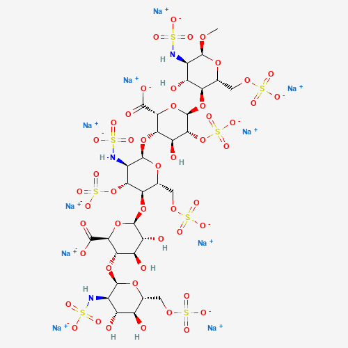 Fondaparinux sodium (CAS: 114870-03-0) - Chemical Structure and Molecular Formula 