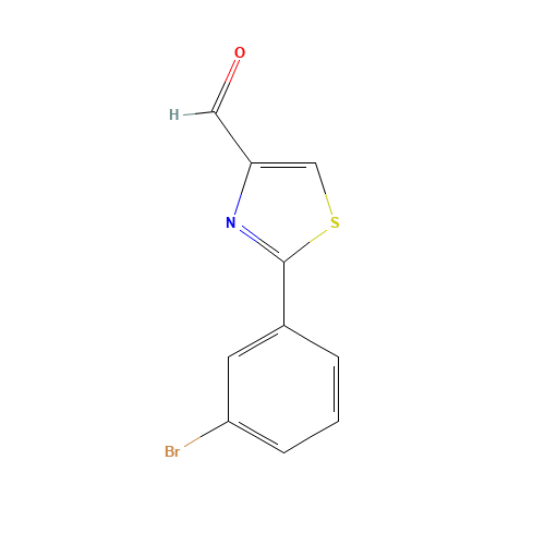 2-(3-BROMO-PHENYL)-THIAZOLE-4-CARBALDEHYDE (CAS: 750624-69-2) - Related Chemical Product