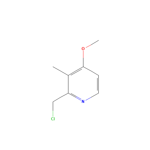 2-CHLOROMETHYL-4-METHOXY-3-METHYLPYRIDINE HYDROCHLORIDE (CAS: 124473-12-7) - Related Chemical Product