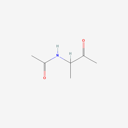 N-(1-methyl-2-oxopropyl)acetamide (CAS: 6628-81-5) - Chemical Structure and Molecular Formula 